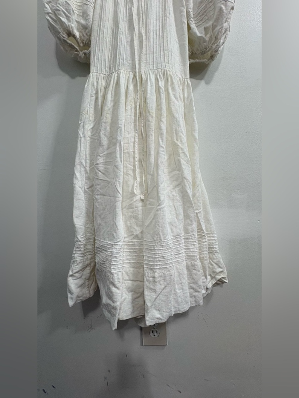 Shona Joy Cream Puff-Sleeve Tiered Maxi Dress - Picture 6 of 12